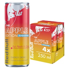 Red Bull Sugar Free Winter Apple & Ginger Edition Energy Drink 4 x 250ml