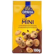 Opavia sušenky Zlaté Mini s čokoládovými kousky 180g