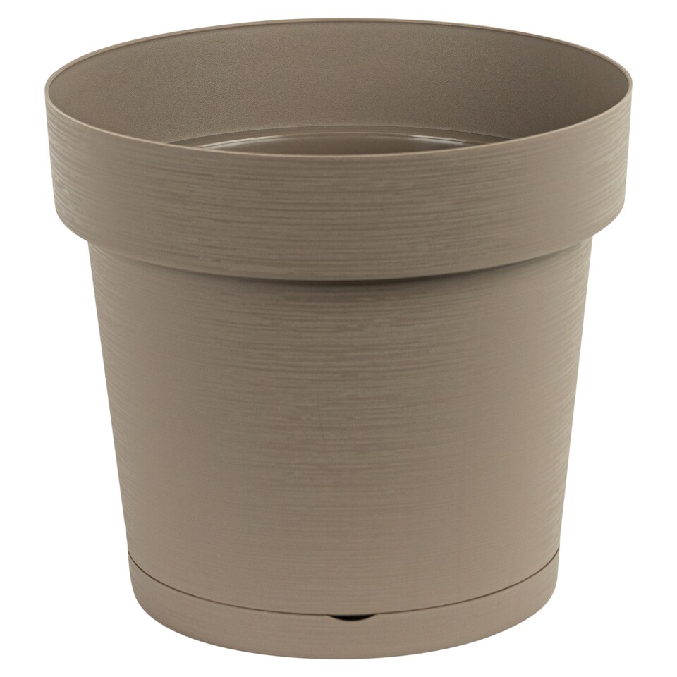 Flair Plastic Melrose Mocca virágcserép 25 cm 