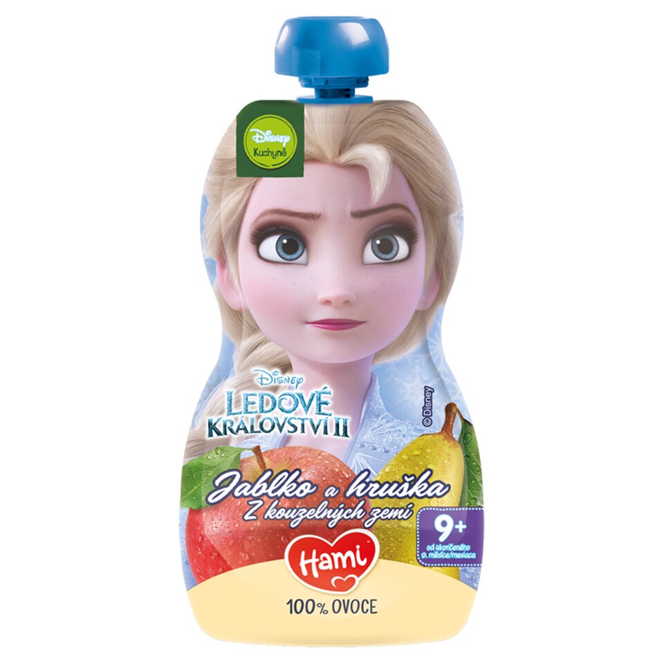 Hami Disney Frozen Elsa Fruit Pocket Apple and Pear 110 g, 9+
