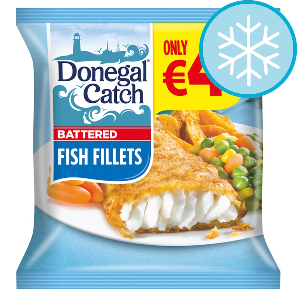Donegal Catch Battered Fish Fillets 380G