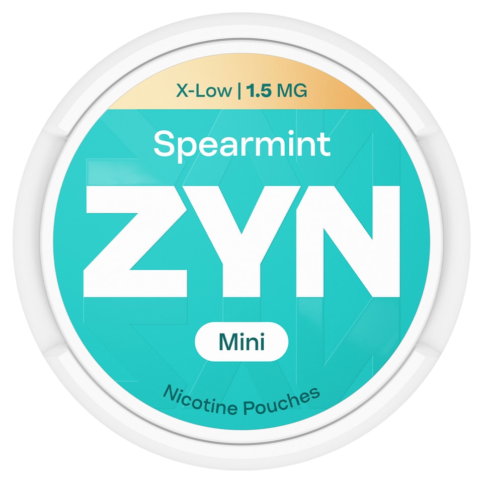 ZYN Spearmint Mini X-Low Nicotine 1.5mg x 20 Pouches 8g