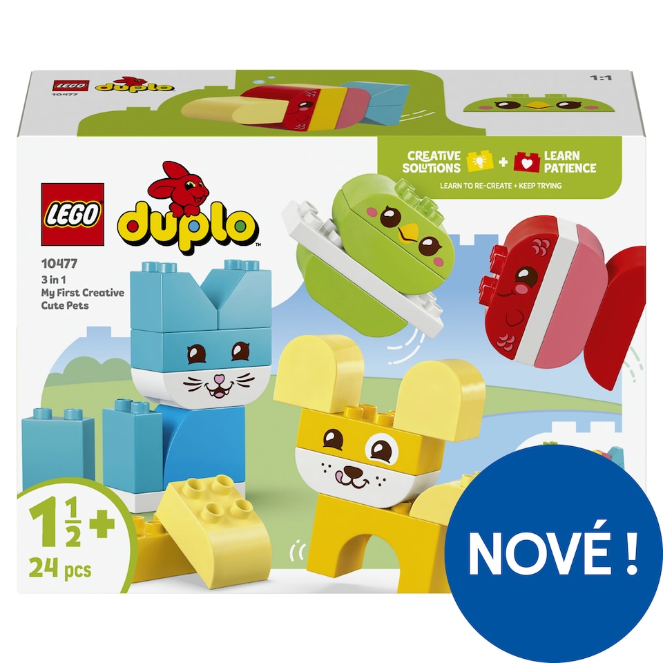 Obrázek 1 pro produkt LEGO DUPLO 10477 Roztomilí kreativní mazlíčci 3 v 1