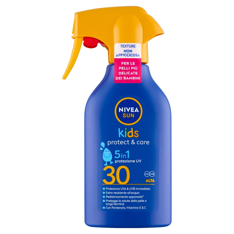 obrázok 1 z Nivea Sun Protect & Care Detský sprej na opaľovanie OF 30 250 ml