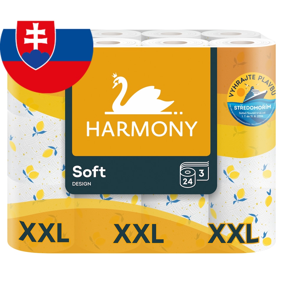 Harmony Soft Design Toilet Paper 3 Ply 24 pcs