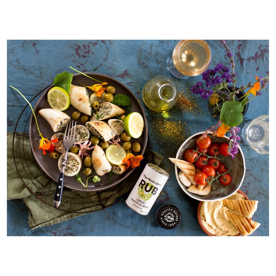 image 1 of Cape Herb & Spice Rub Greek Style Lemon & Herb Seasoning 100g