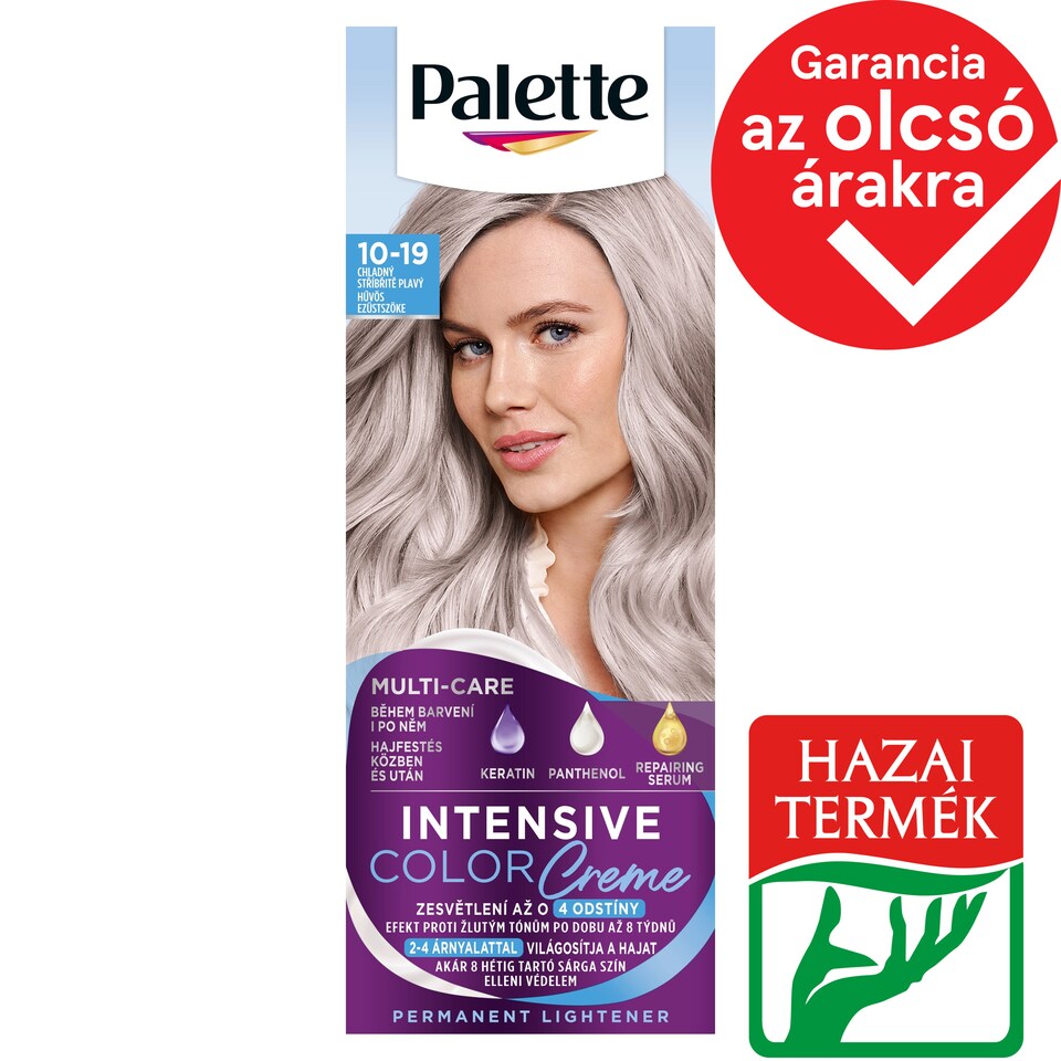 Palette Intensive Color Creme hajfesték 10-19 Hűvös ezüstszőke  1. kép