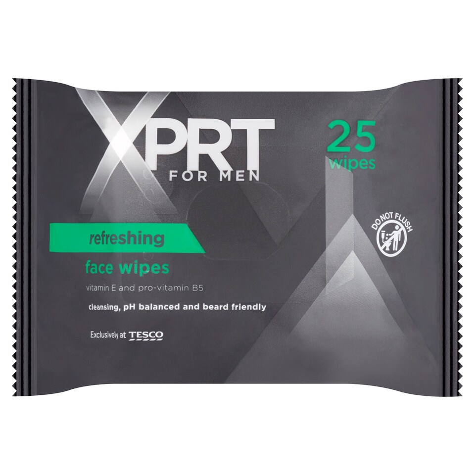 Xprt. For Men Refresh Face Wipes 25 Pack