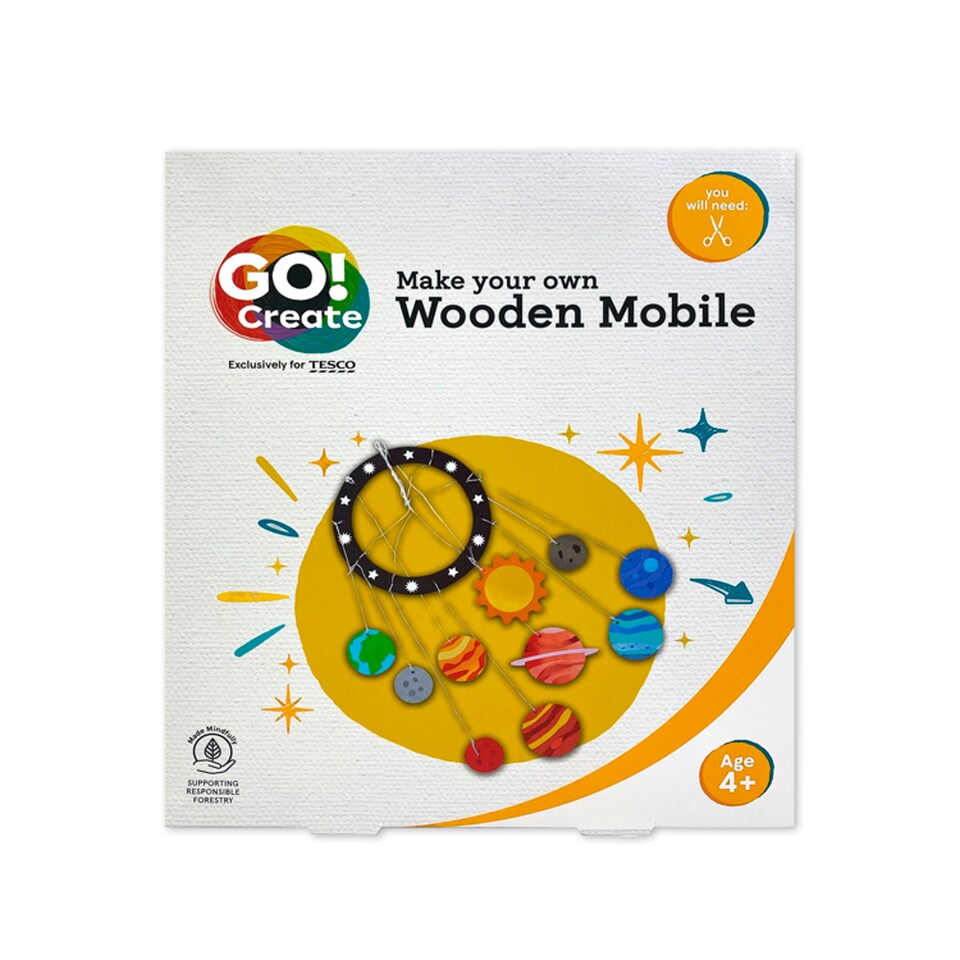 Go Create Make Your Own Wooden Space Mobile