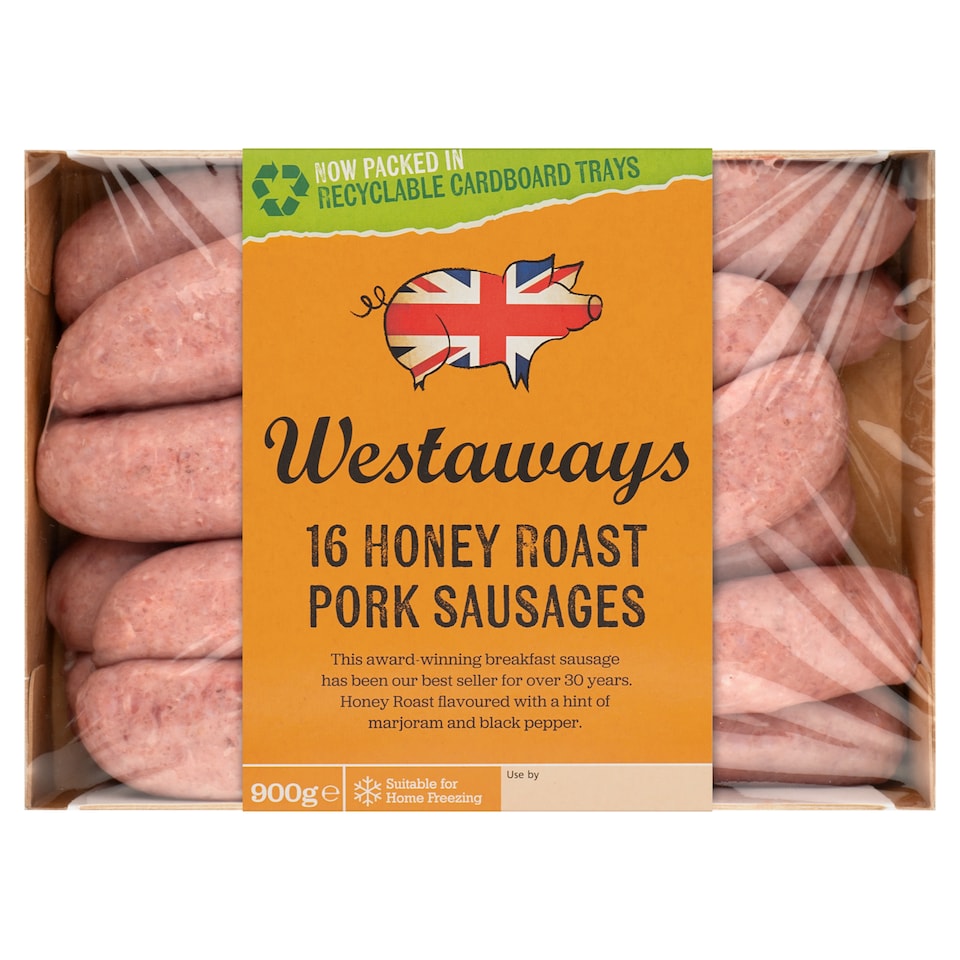 Westaways Honey Roast Pork Sausages 900G