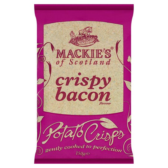 Mackies Crispy Bacon Crisps 150G Tesco Groceries