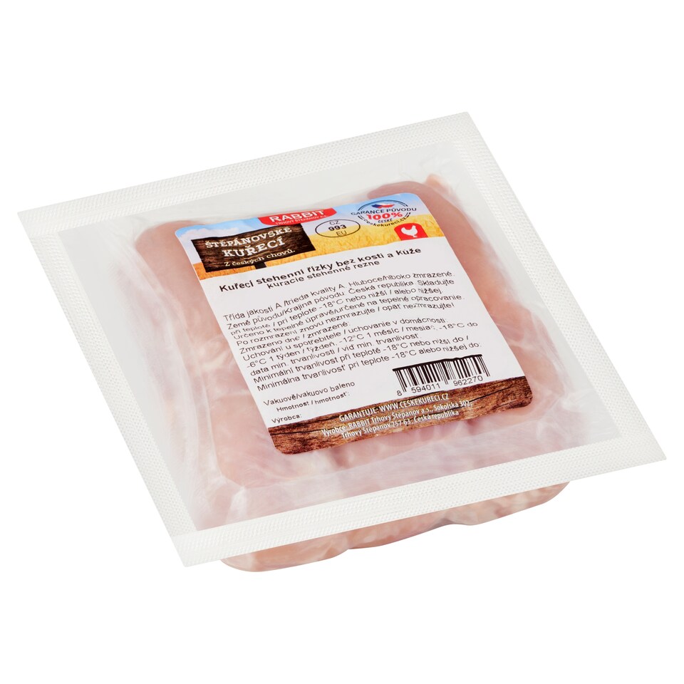 Rabbit Kuřecí stehenní řízky bez kosti a kůže 0,500 kg