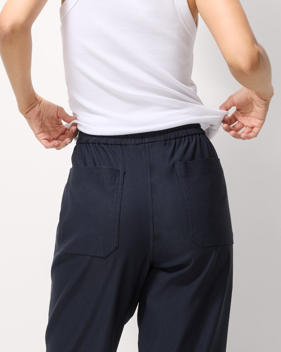 image 1 of F&F Drawstring Trousers in Navy