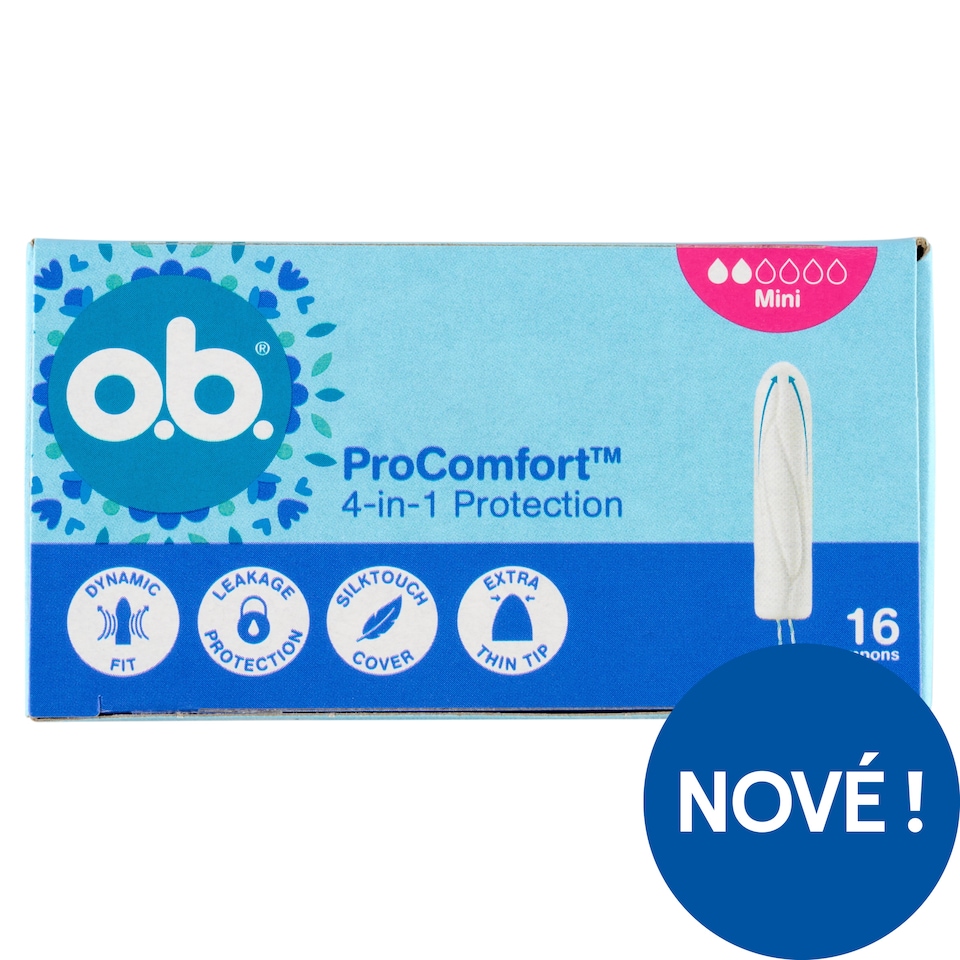 Obrázek 1 pro produkt O.B. ProComfort Mini tampony 16 ks