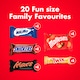 image 2 of Mars, Snickers, Milky Way, Maltesers, Twix Family Favourites Funsize 20 Bags/Bars 358g
