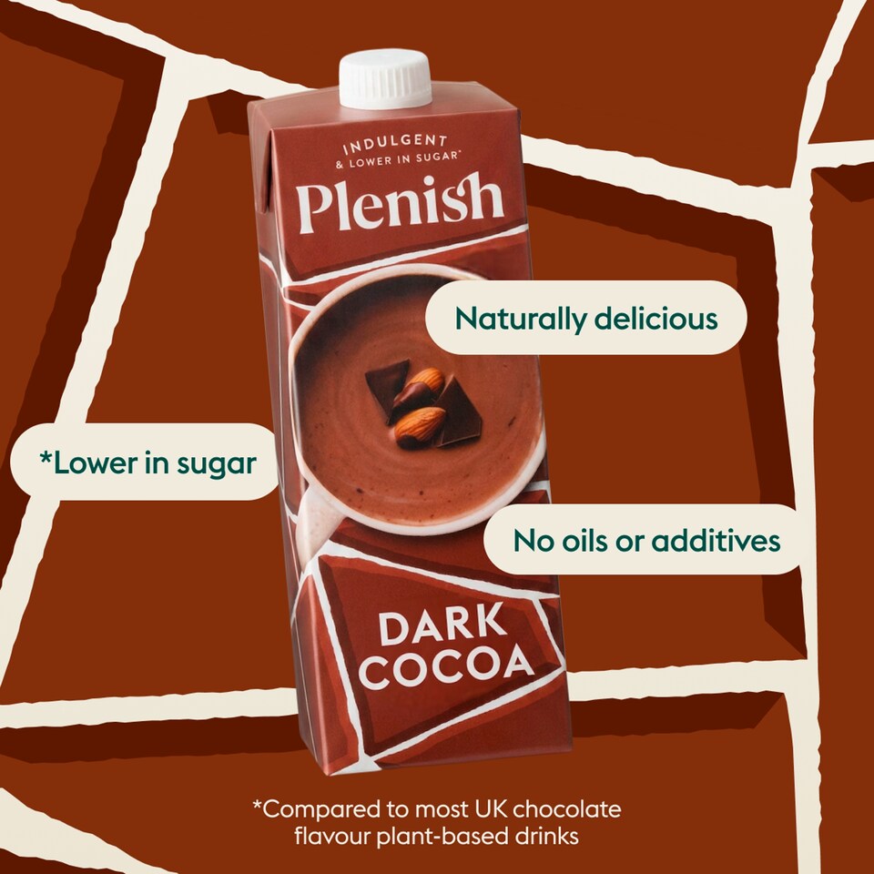 image 1 of Plenish Almond Dark Cocoa 1L