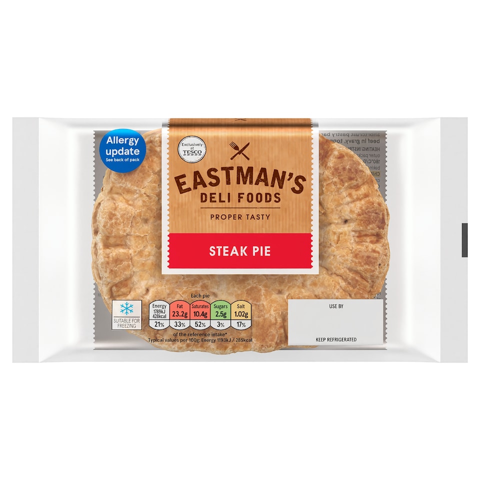 Eastman's Deli Food Steak Pie 150g