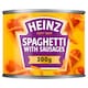 image 1 of Heinz Spaghetti & Sausages In Tomato Sauce 200G