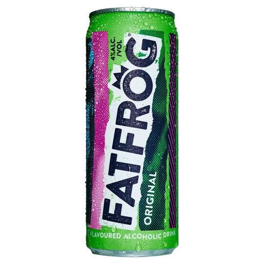 Fat Frog Original Fruit Flavoured Alcoholic Drink 330Ml Tesco Groceries