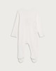 image 2 of F&F Baby Pure Cotton I Love My Mummy Long Sleeved Sleepsuit in White