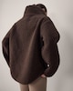 image 3 of F&F Active OUTDOOR Fleece Half Zip Jacket in Chocolate