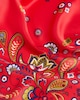 image 2 of F&F Satin Paisley Floral Print Scarf in Red