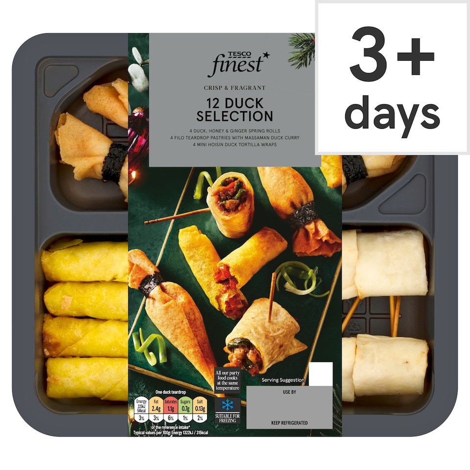 Tesco Finest 12 Duck Selection 204G