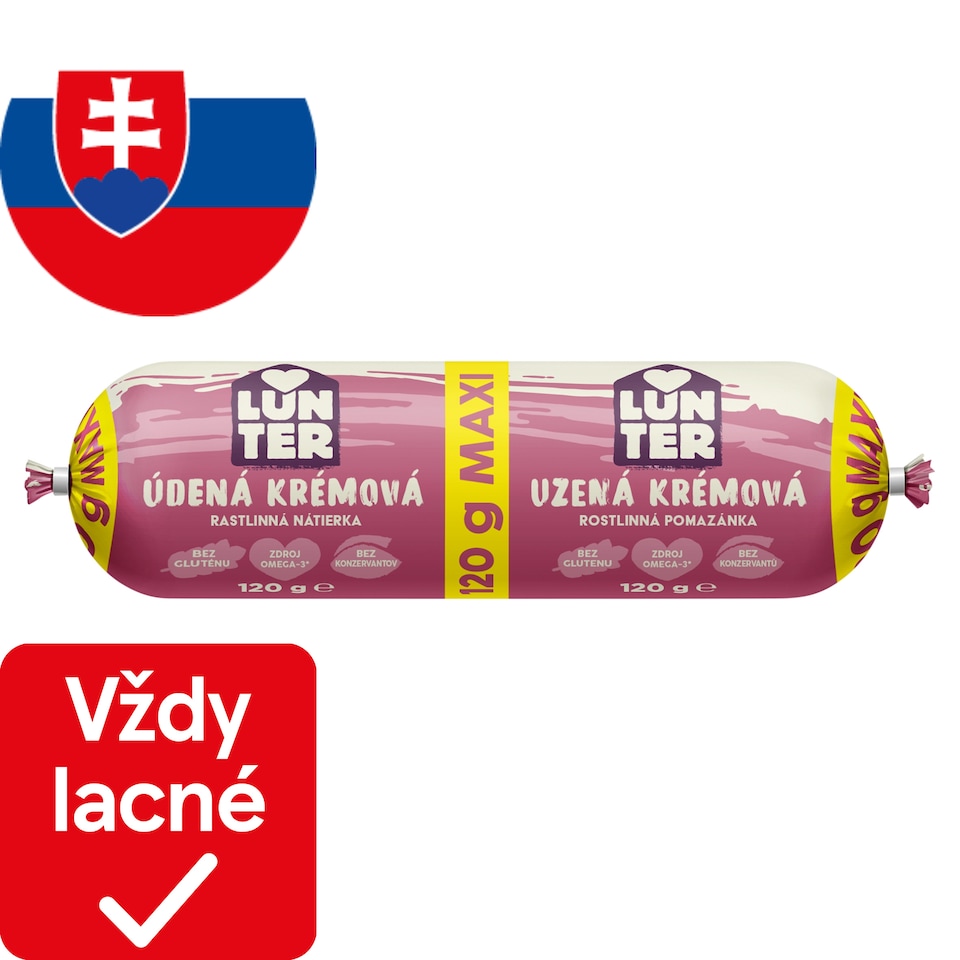 LUNTER Údená krémová nátierka MAXI 120 g