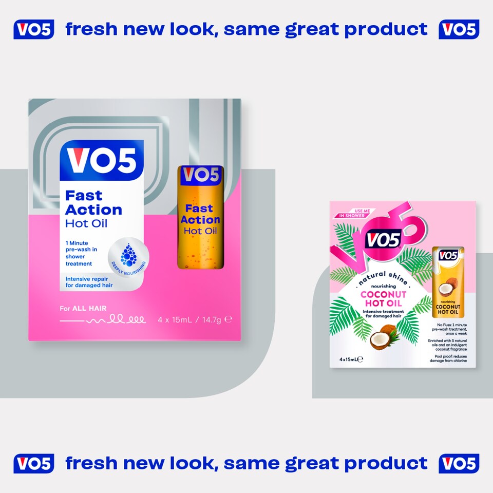image 1 of Vo5 Nourishing Coconut Hot Oil 4X15ml