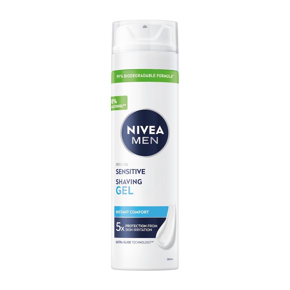 image 1 of Nivea Men Sensitive Shaving Gel 200Ml