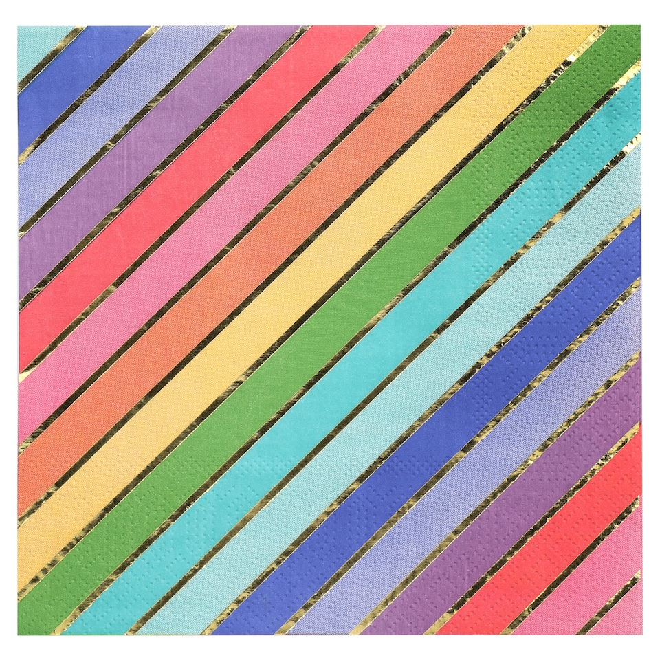Table Fun Rainbow Napkin 20pk