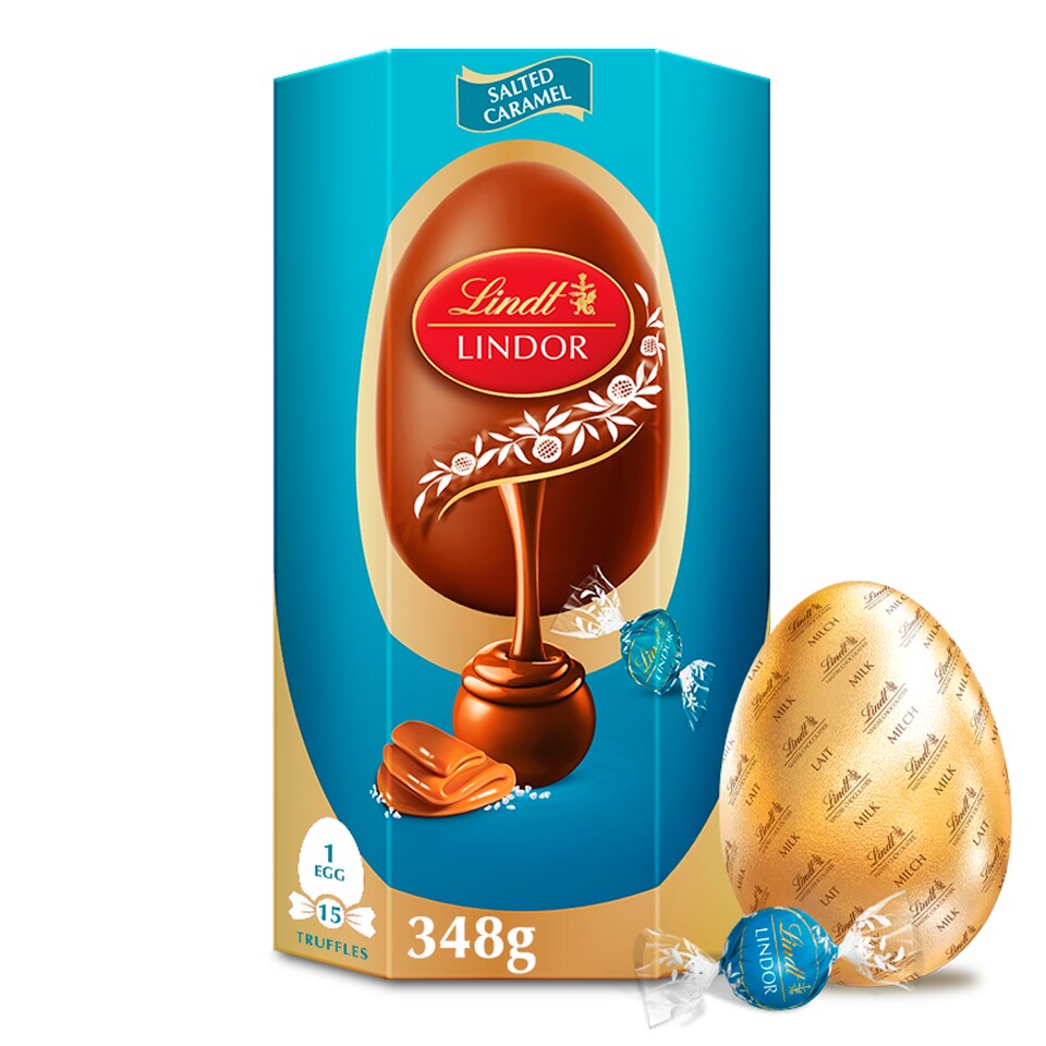 image 1 of Lindt Salted Caramel Egg 348G