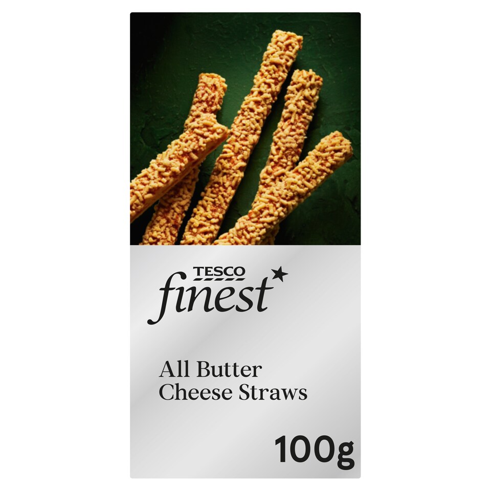 Tesco Finest All Butter Cheese Straws 100G