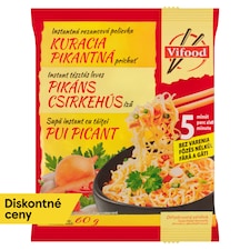 Vifood Instantná rezancová polievka kuracia pikantná príchuť 60 g