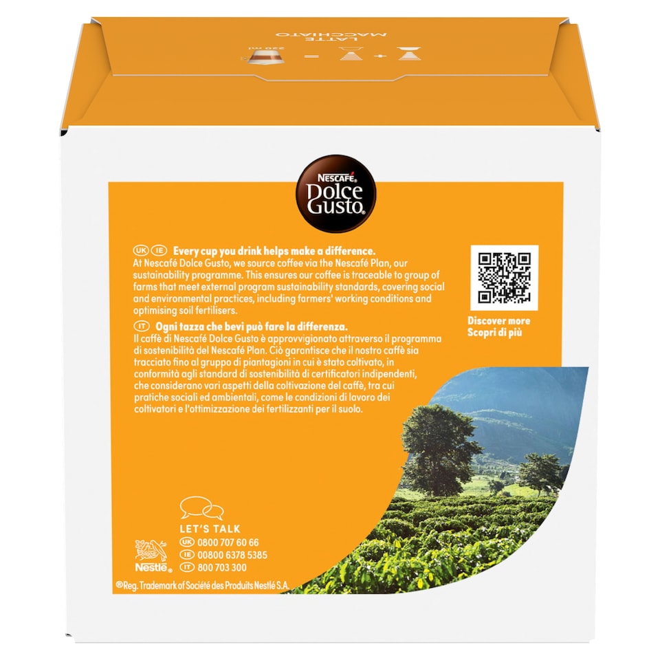 image 1 of Nescafe Dolce Gusto Latte Macchiato Coffee Pods x16 183.2g