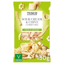 Tesco Sour Cream & Chive Combo Mix 150G