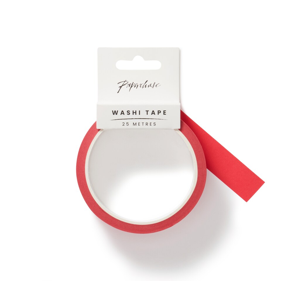 Paperchase 25m Washi Tape - Red