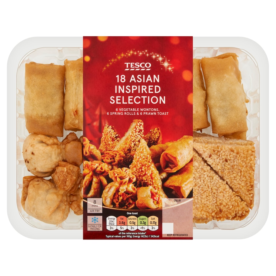 Tesco 18 Asian Inspired Selection 306G
