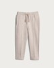 image 4 of F&F x Samantha Faiers Cotton Blend Drawstring Joggers in Cream