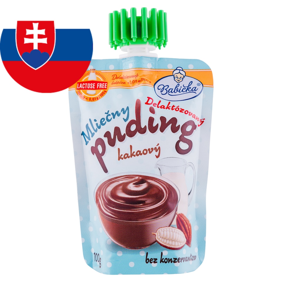 Babička Cocoa Milk Pudding Delactosed 100 g