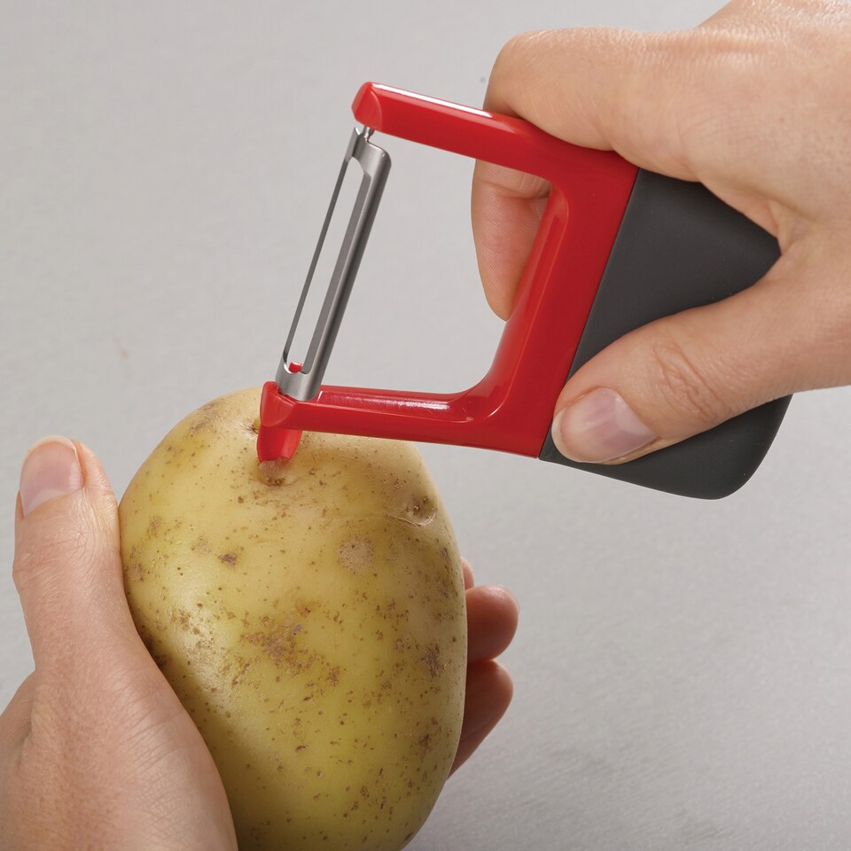 image 1 of Joseph Joseph Red Duo Straight Peeler