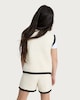 image 2 of F&F Girls 2-Piece Pure Cotton Flower Vest and Shorts in Cream