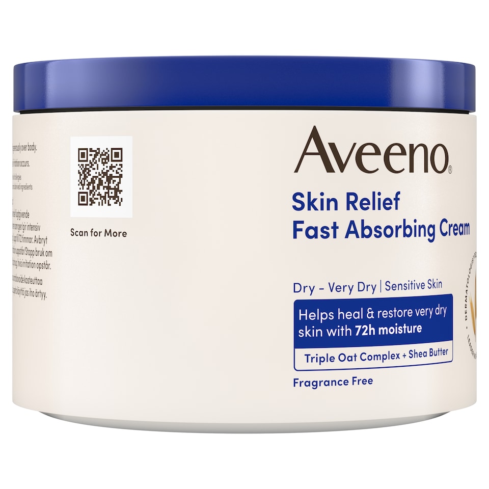 image 1 of Aveeno SKN REL Fast Absorbing Cream 400ml