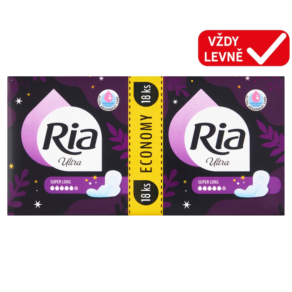 Obrázek 1 pro produkt Ria Ultra Super Long vložky 18 ks