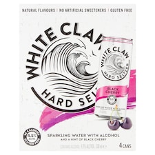 White Claw Hard Seltzer Black Cherry 4X330ml