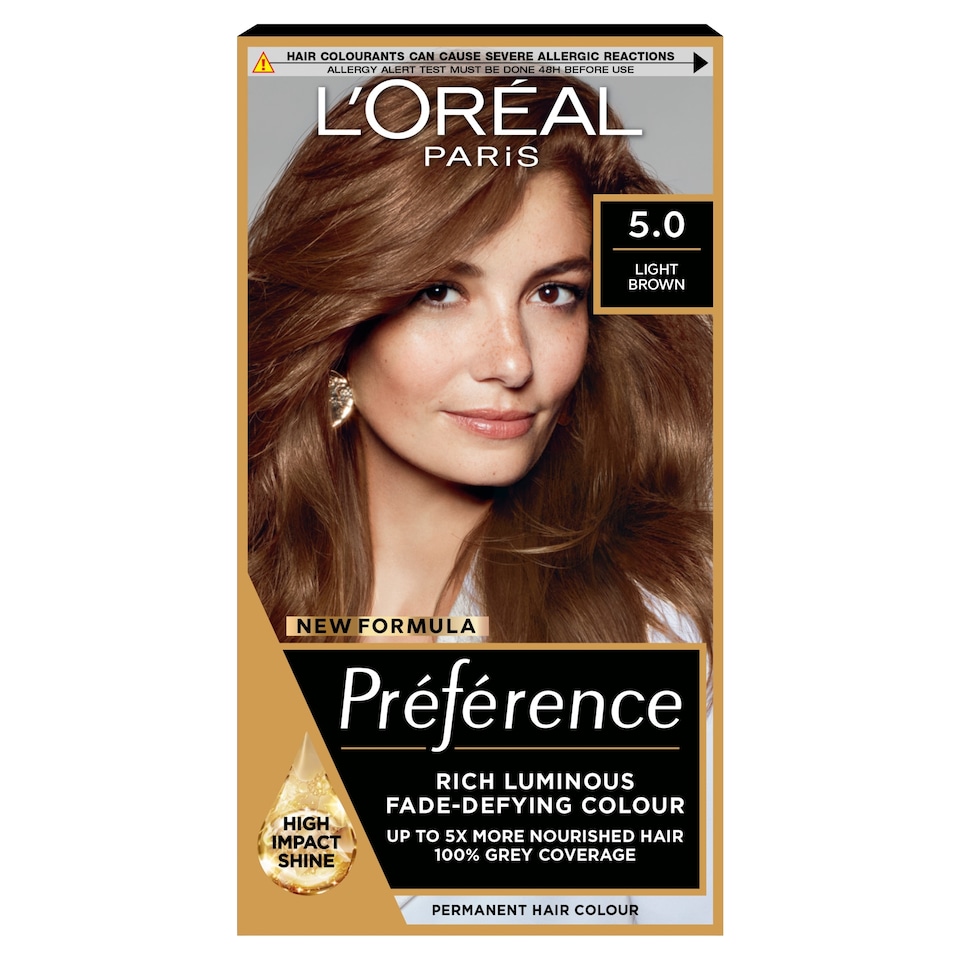 image 1 of L'Oreal Paris Preference 5.0 Bruges Light Brown Permanent Hair Dye