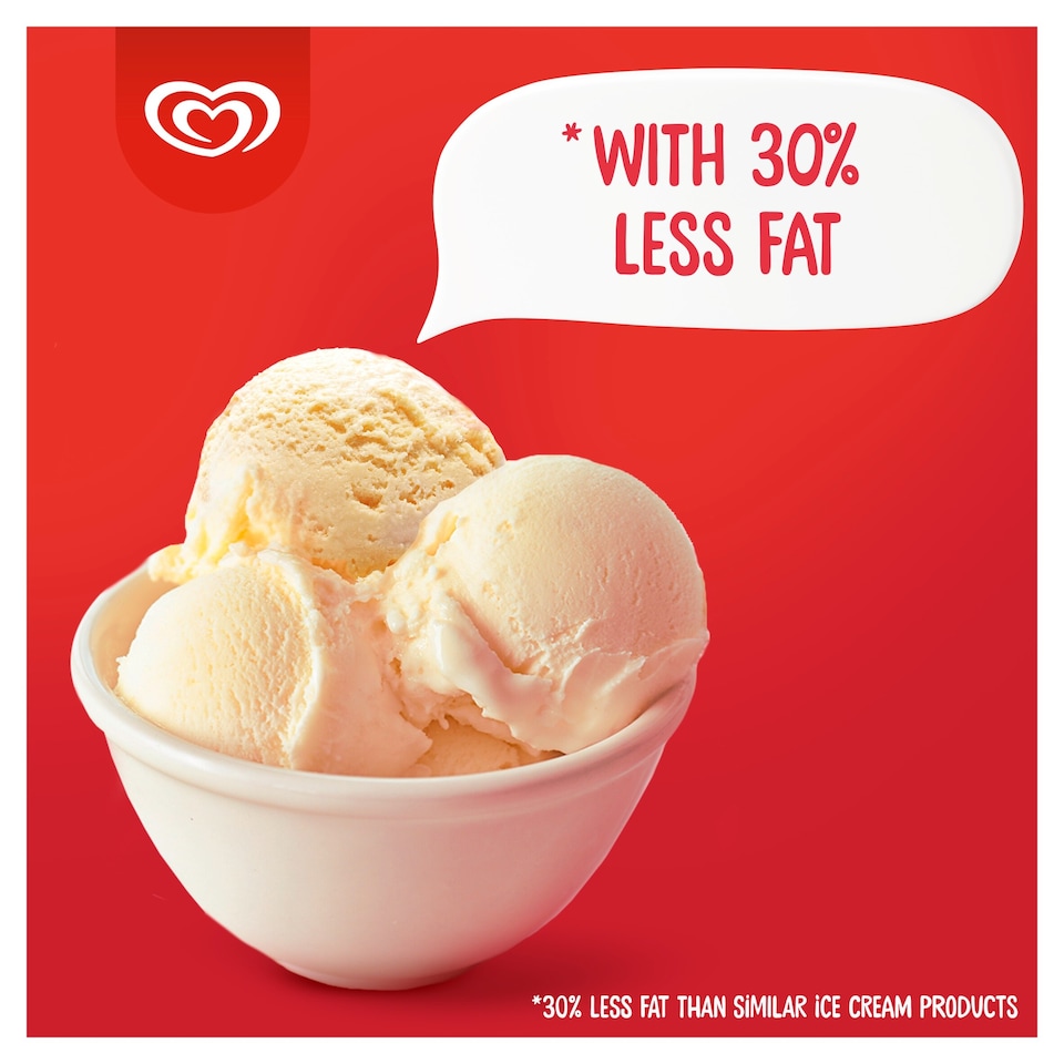 image 1 of Walls Soft Scoop Vanilla Light Ice Cream Tub 1800ml