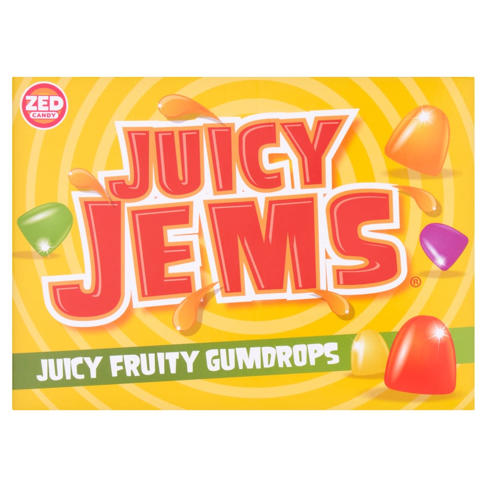 Zed Juicy Jems Candy Box 140g