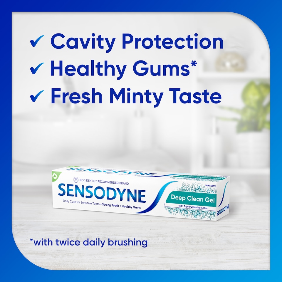 image 1 of Sensodyne Deep Clean Toothpaste 75Ml