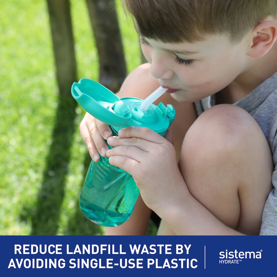 image 1 of Sistema Quick Flip Water Bottle 520Ml
